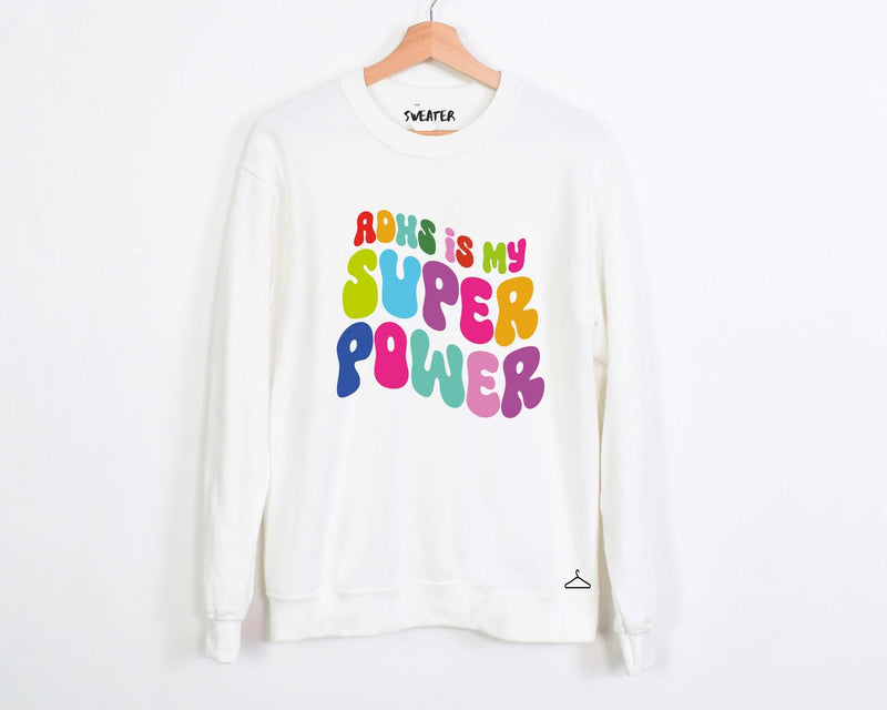 Sweater "ADHS is my super power" für Erwachsene - One Sweater